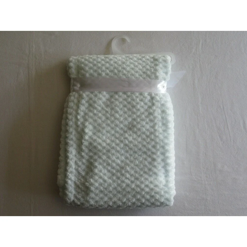 NWT Posh Baby Pale Blue BABY Blanket 30"x40" Soft Textured Sweet Baby Boy Train - Picture 3 of 8